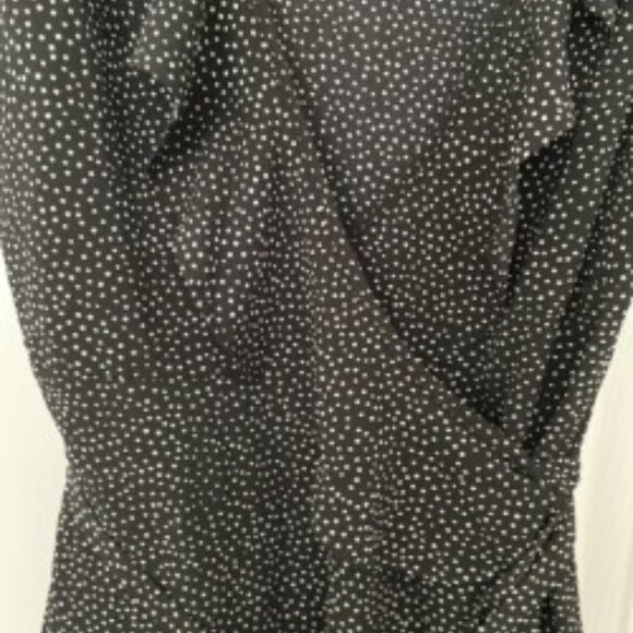 Max Studio Women's Ruffle Wrap Midi Dress - Picture 3 of 5